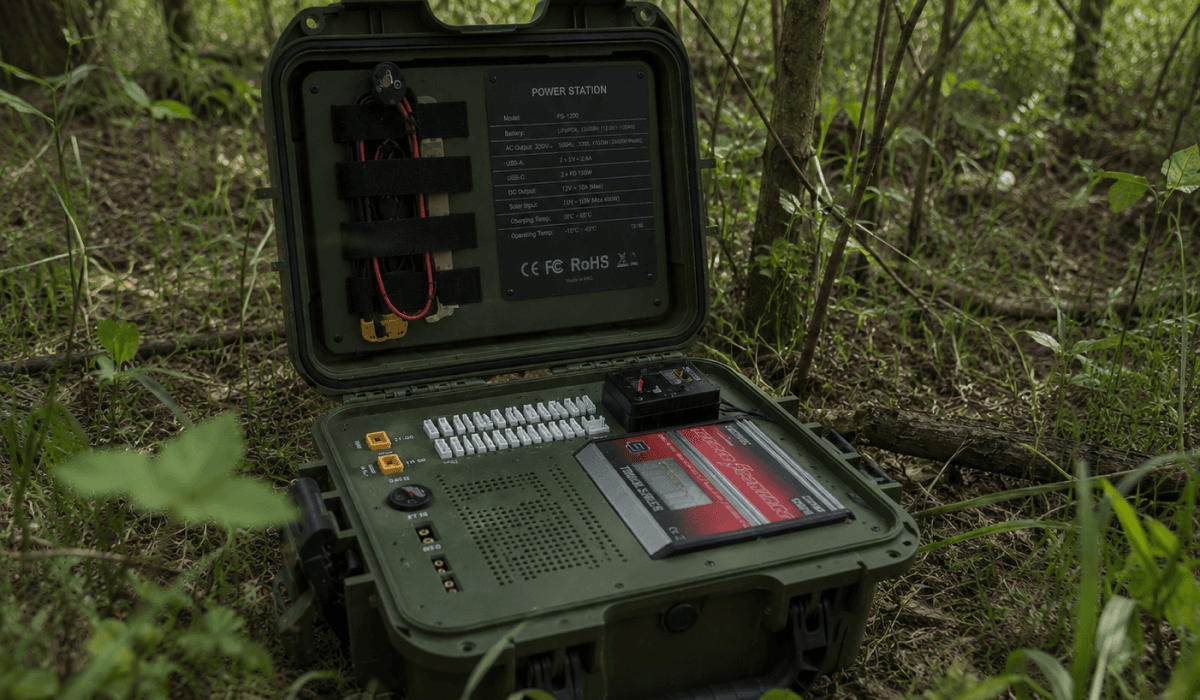 Rugged case tested in outdoor environment